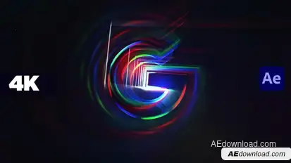 RGB Logo Reveal Logo Stings template preview