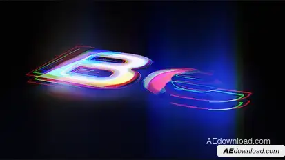 RGB Logo Reveal Logo Stings template preview