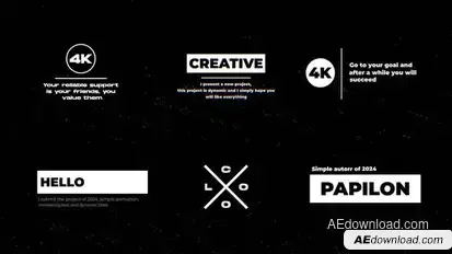 RGB Modern Titles | After Effects Titles template preview