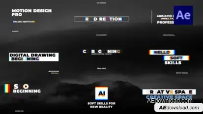 Rgb Rhythm Titles Titles template preview