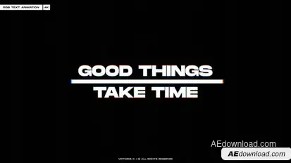 RGB Text Animation | AE Titles template preview