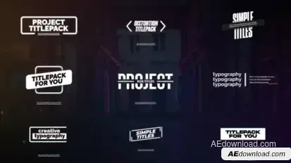 RGB Titles Titles template preview