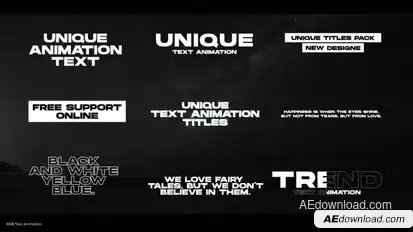 RGB Titles | After Effects Titles template preview