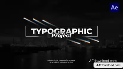 RGB Titles for After Effects Titles template preview