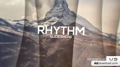 Rhythm Slideshow Video Displays template preview