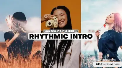 Rhythmic Intro Openers template preview