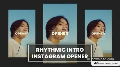 Rhythmic Opener Instagram Openers template preview