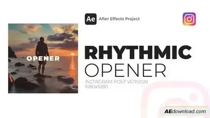 Rhythmic Opener Instagram Post Openers template preview