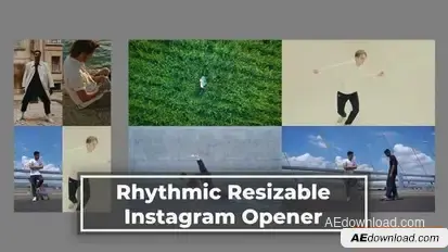 Rhythmic Resizable Instagram Opener Openers template preview