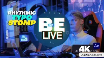 Rhythmic Typo Stomp Openers template preview