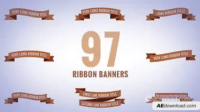 Ribbon Elements template preview