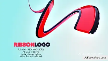 Ribbon Logo Logo Stings template preview