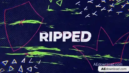 Ripped Logo Intro Logo Stings template preview