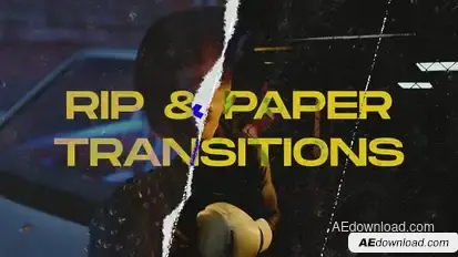 Ripped Paper Transitions Elements template preview