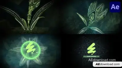 Rise High Tech Logo for After Effects Logo Stings template preview