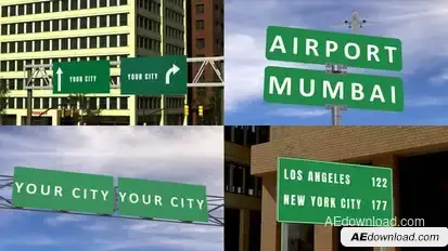 Road Signs Product Promo template preview