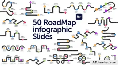 Roadmap Infographic Slides Infographics template preview