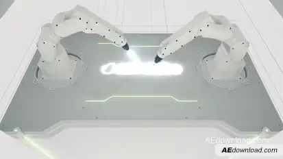 Robotic Logo Logo Stings template preview