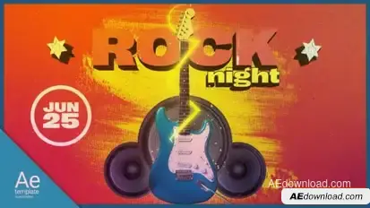 Rock Fest Openers template preview