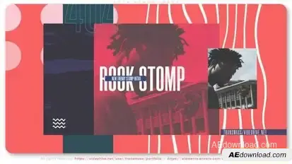 Rock Stomp Intro Openers template preview