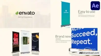 Videohive Roll Up Presentation for After Effects Openers template preview