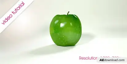 Rolling Fruit Apples Animation Openers template preview