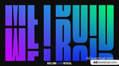 Rolling Logo Logo Stings template preview
