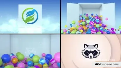 Rolling Sphere Logo Reveal Logo Stings template preview
