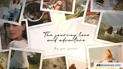 Romantic Photo Slideshow Openers template preview