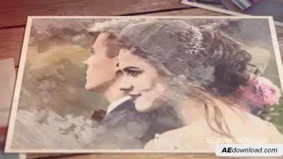 Romantic Sketches Video Displays template preview