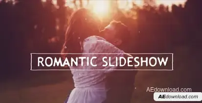 Romantic Slideshow Video Displays template preview