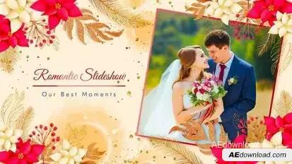Romantic Slideshow Openers template preview