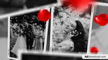 Romantic Slideshow Openers template preview