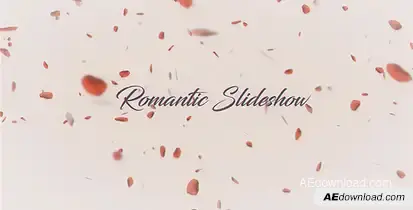 Romantic Slideshow Video Displays template preview