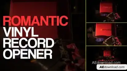 Romantic Vinyl Record Openers Openers template preview