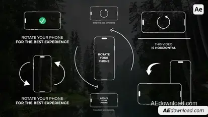 Rotate Your Phone Elements template preview