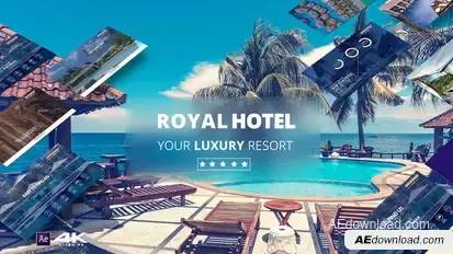Royal Hotel Presentation v2.1 Video Displays template preview