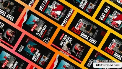 Rustic Christmas Fashion Instagram Reel Product Promo template preview