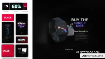 Sale Event | Black Friday Promo Product Promo template preview