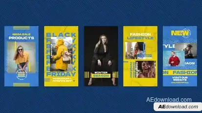 Sale Reels broadcast-packages template preview