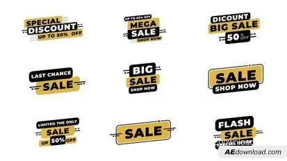 Sale Titles 0.2 | After Effects Titles template preview