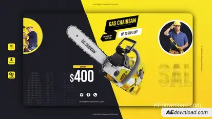 Sale Tools Builders Product Promo template preview