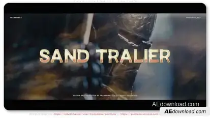 Sand Cinematic Trailer Openers template preview