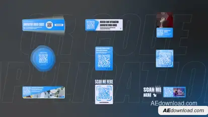 Scannable QR Code Titles Titles template preview