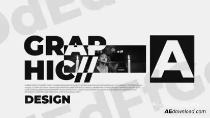 Scenes Typography Titles template preview