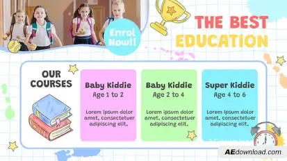 School Admission Promo Openers template preview