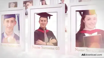School Generation Video Displays template preview