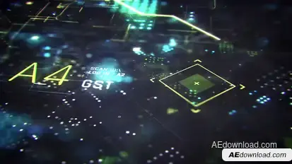 Sci-fi Futuristic HUD Logo Reveal Logo Stings template preview