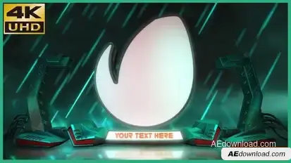 Sci-Fi Logo Intro Openers template preview