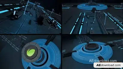 Sci-Fi Technology Logo Openers template preview